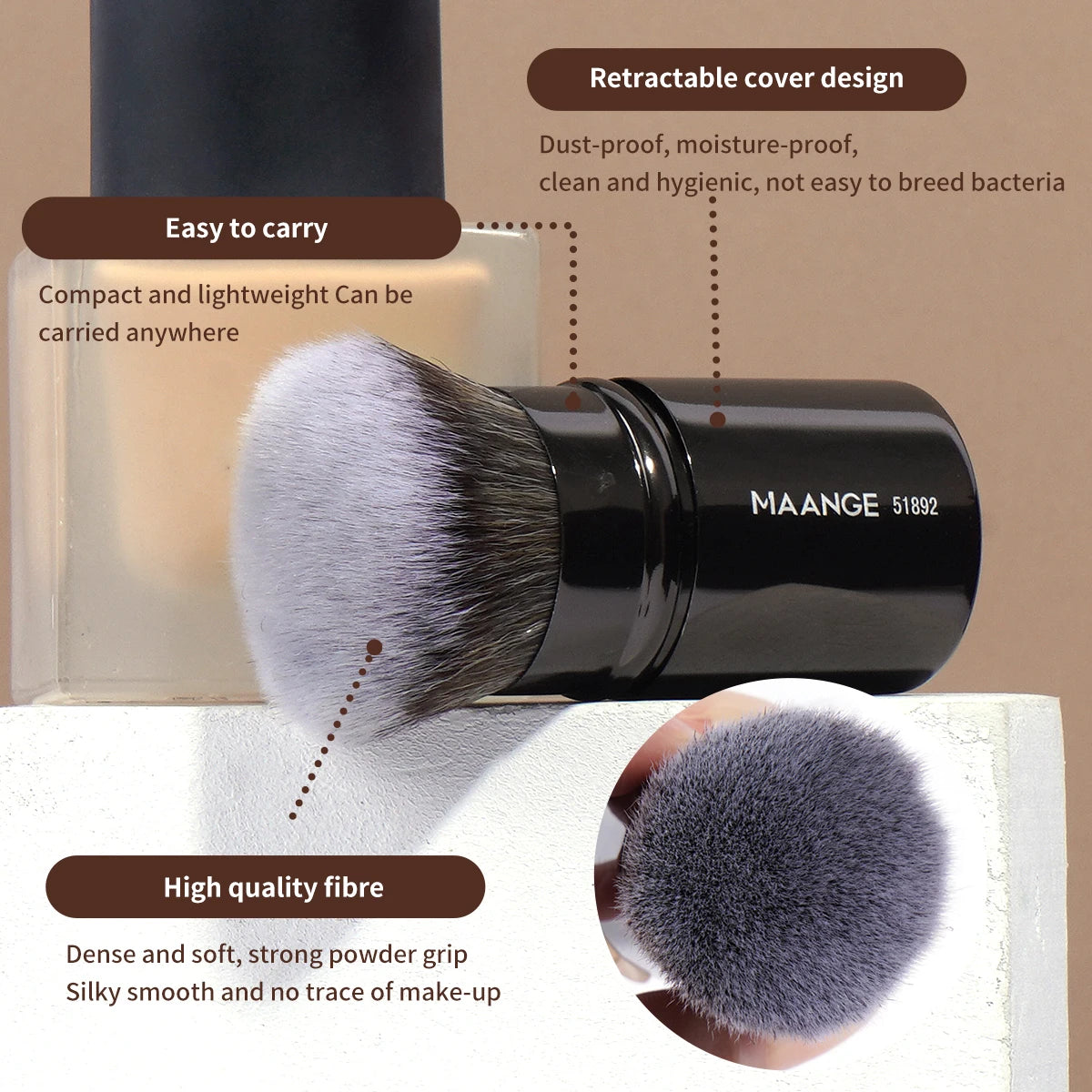 KDD Face & Body Kabuki Brush